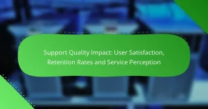 Support Quality Impact: User Satisfaction, Retention Rates and Service Perception